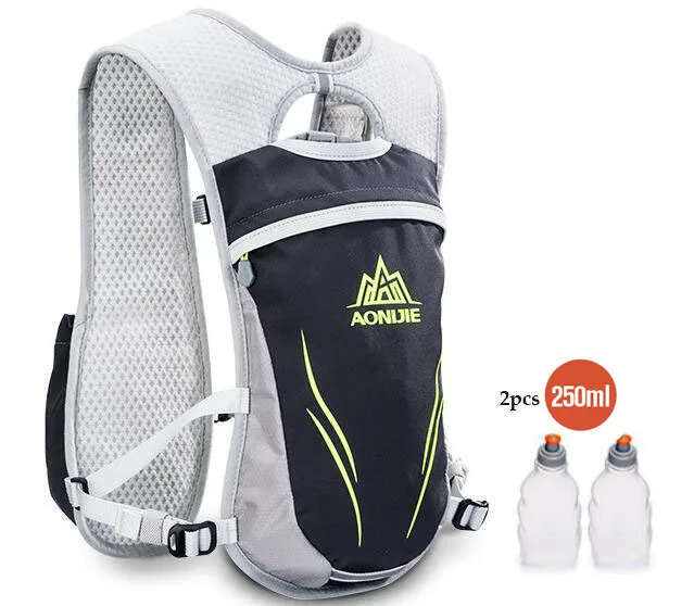 AONIJIE correr maratón hidratación nailon 5.5L bolsas para correr al aire libre senderismo mochila chaleco maratón ciclismo mochila