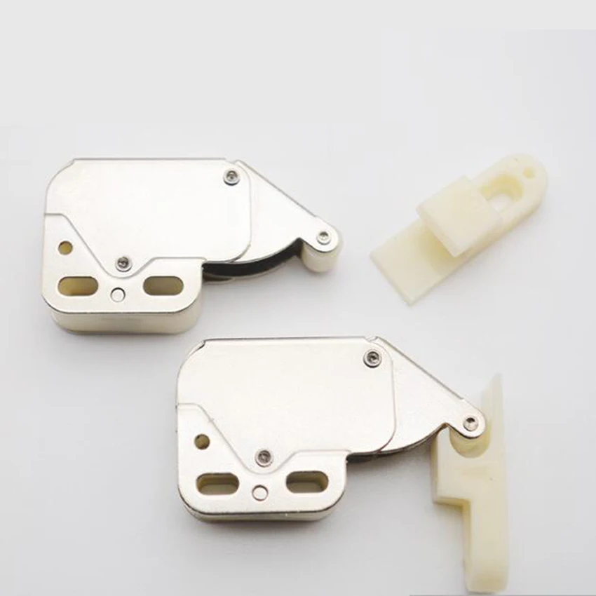 

Mini Push Catch Latch Cabinets Lock Automatic Spring Catch System Motorhome Cupboard Doors Furniture Security locks