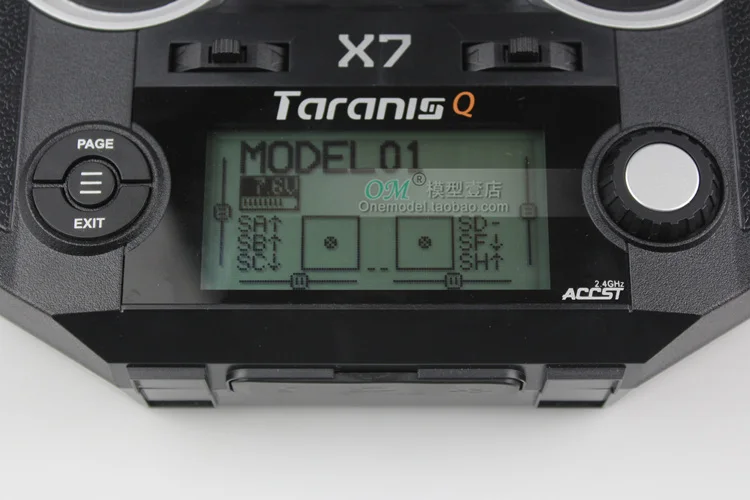 Передатчик FrSky ACCST Taranis Q X7 QX7 2,4 ГГц 16CH без приемника для мультикоптера RC