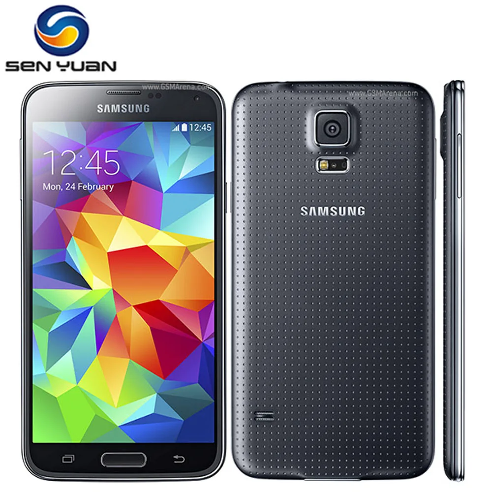 

Original Unlocked Samsung Galaxy S5 3G&4G Smartphone G900A G900V G900F G900T G900H 5.1inch 16MP Camera GPS WIFI Mobile Phone