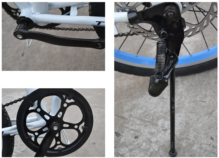 Top Folding Bicycle 20 Inch High Carbon Steel Double Disc Brake Child Adult Men and Women Super Portable Bike Variable Speed 7