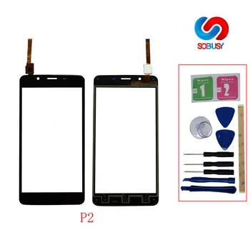5,5 ''сенсорный экран GlassFor Blackview P2 дигитайзер мобильный телефон сенсорная стеклянная панель Объектив сенсор TP Tela инструменты + Бесплатный ЖК-к...