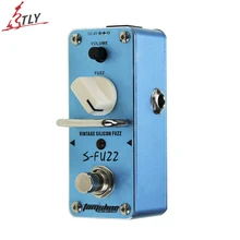 AROMA ASF-3 guitarra eléctrica efecto Pedal s-fuzz Vintage silicona Fuzz Mini efecto único con Bypass verdadero