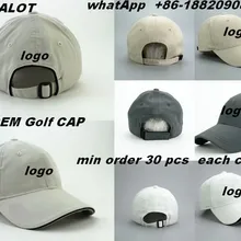 30 шт каждый цвет OEM Доступные Гольф спортивные кепки