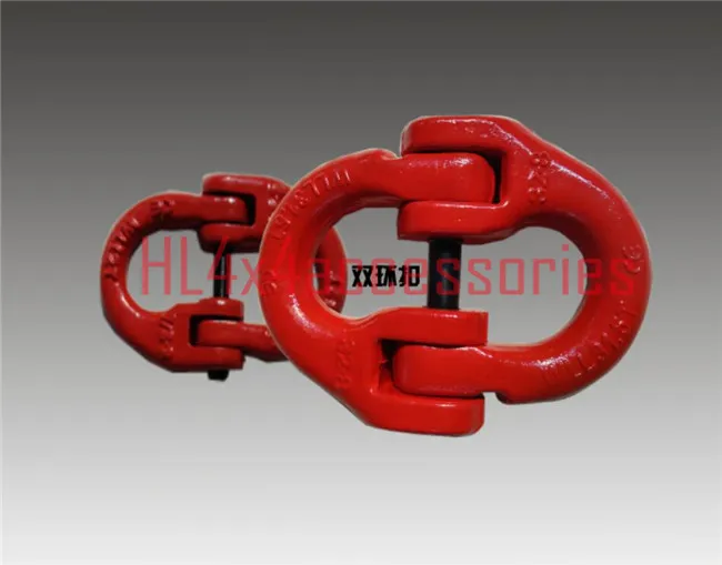 سلسلة ربط حبل ربط hammerlock الزنك إنهاء 3.15 طن رابط ل كابل مطرقة قفل 4x4 ونش ونش الملحقات الطرق الوعرة