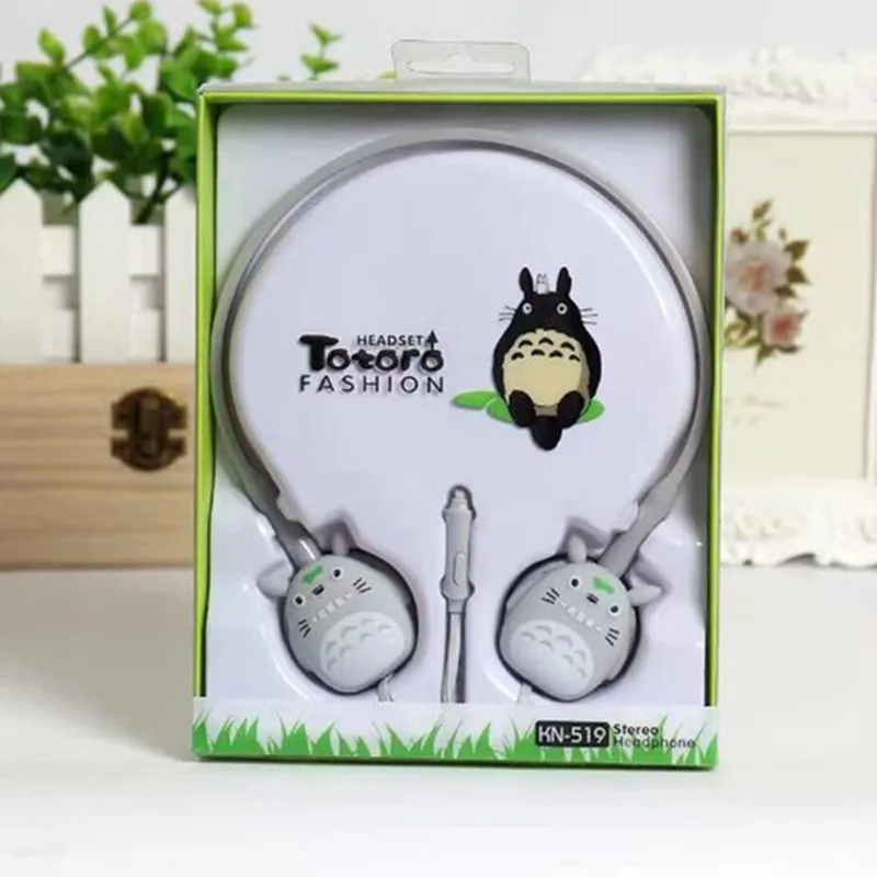30 шт. Бесплатная доставка мультфильм наушники Тоторо MP3 компьютер телефон KN519 3.5