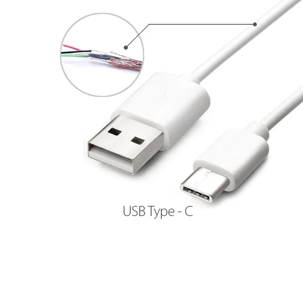 Xiaomi USB кабель type-C 1A кабель для синхронизации данных для мобильных телефонов Быстрый кабель Быстрая зарядка для my 5 a1 5X 5C 5S plus