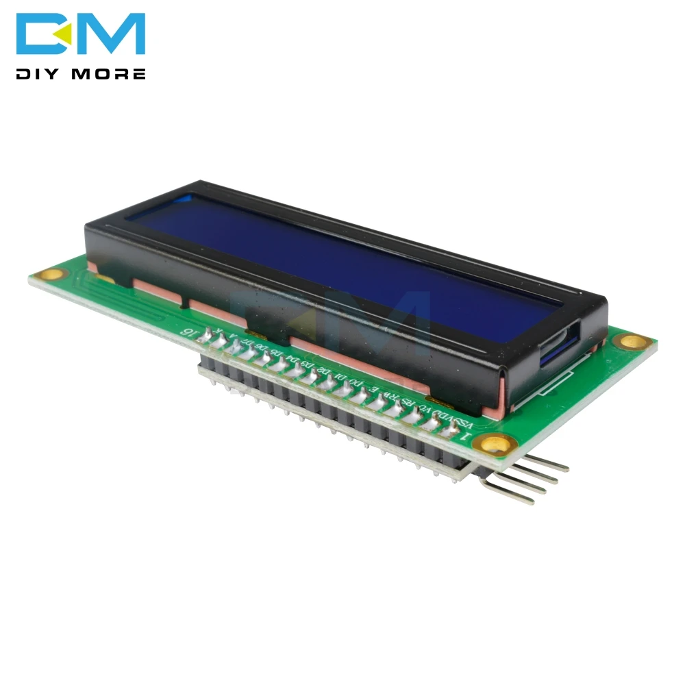 Цифровой модуль IIC I2C TWI последовательный интерфейс SPI 1602 16X2 16x2 с синей подсветкой