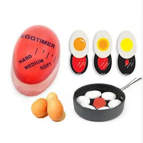 Яйцо цвет таймер с изменяющимся Yummy мягкие вареные яйца приготовления кухонные инструменты для яиц термометр