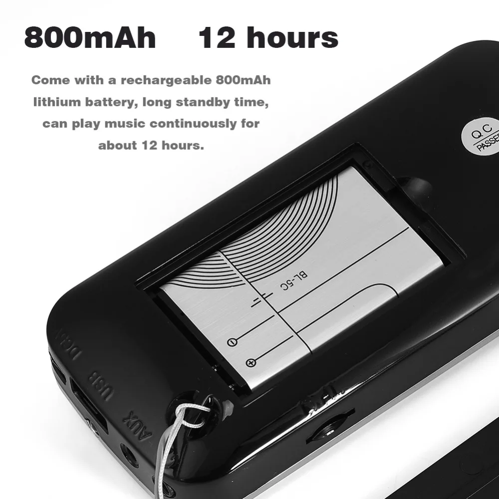 Y-501 FM радио портативный цифровой аудио музыкальный плеер динамик светодиодный фонарик Поддержка TF карта USB AUX бренд высокое качество