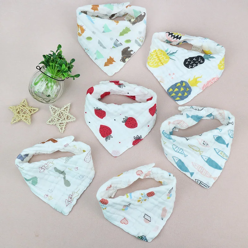 MMKIDS/Новые Мягкие хлопковые слюнявчики бандана для малышей шарф девочек