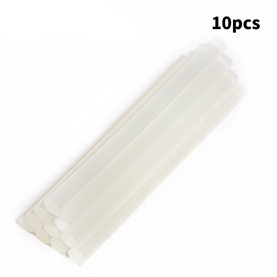 

10pcs 7mmx100mm Hot Melt Gun Glue Sticks Plastic Sticks for Glue Gun