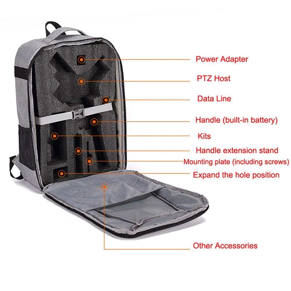 Дорожный рюкзак для переноски DJI Ronin-SThree-Axis моторизованный карданный вал стабилизатор и аксессуары сумка для хранения сумка на плечо