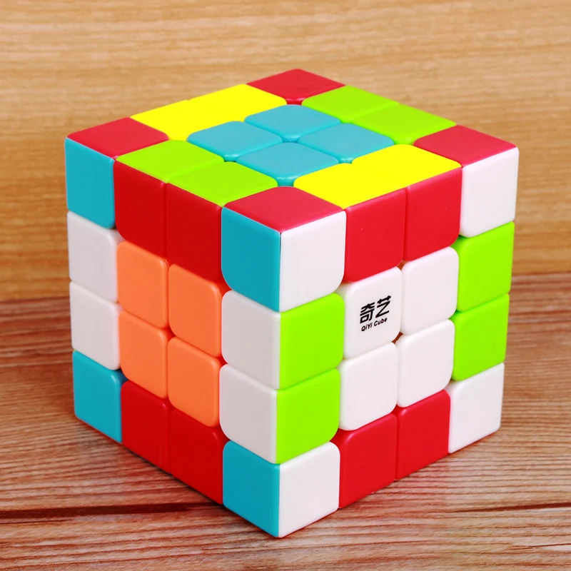 QIYI бренд Magic Cube 4x4x4 Скорость куб Пластик Cubo Magico образовательная головоломка, Twist Game Подарочные игрушки для детей QY-4