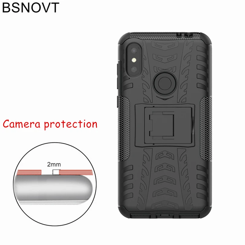BSNOVT For Motorola Moto One Power Case Cover Soft TPU Holder Stand Phone Cases P30 Note Fundas 6.2&quot |
