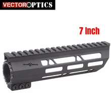 Векторная Оптика Тактический тонкий M-LOK 7 дюймов поплавок Handguard Пикатинни кронштейн подходит 223 5,56 AR 15 M4 M16