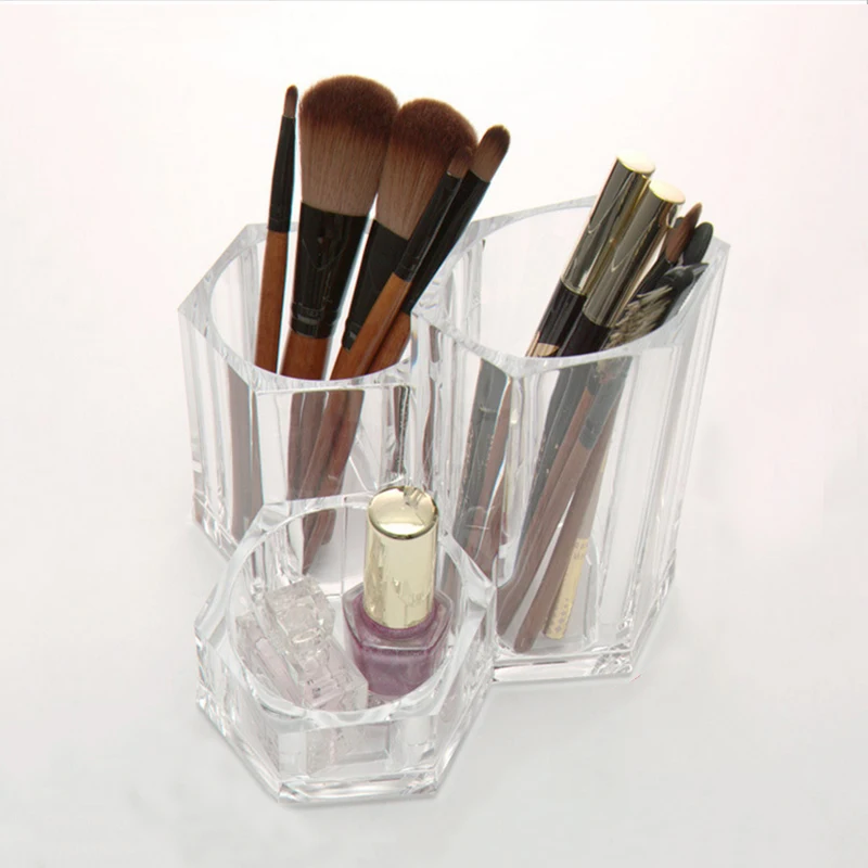 Acryl Makeup Organizers Women Girl Transparent Cosmetic Storage Boxes Lipstick Eyeliner Brushes Holder Container Bathroom Items Acryl Makeup Organizers Women Girl Transparent Cosmetic Storage Boxes Lipstick Eyeliner Brushes Holder Container Bathroom Items