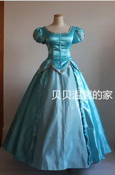 

2015 halloween costumes for women adult princess dress the little mermaid princess Ariel cosplay costume
