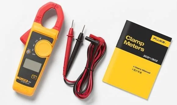 

Fluke 303 Digital AC Clamp Meter 1.8% high accuracy 30mm tongs backlight function portable tester
