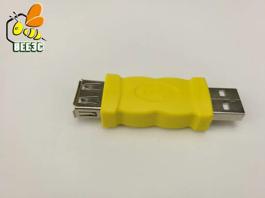 USB 2,0 мужчина к гнезду угловой разъем адаптера для ноутбука ПК компьютера 90 180 градусов U L форма корсс черный желтый 300 шт