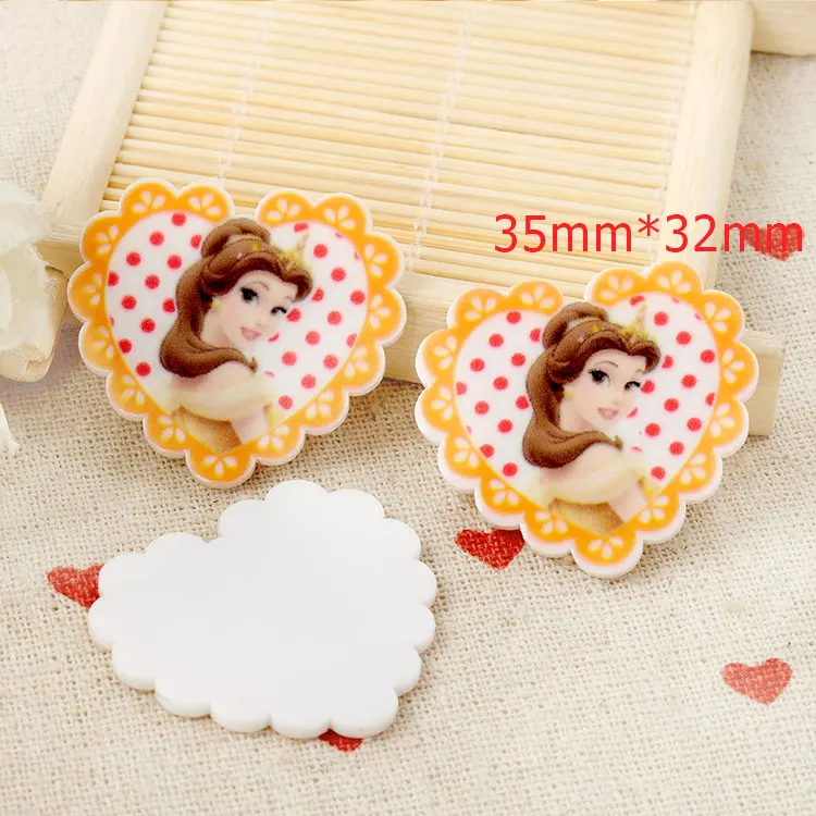

10pcs/lot DIY resin cabochons accessories flat back resin planar girl