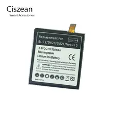 10 шт./лот 2500 мАч Замена Батарея для LG Google Nexus 5 E980 D820 D821 BL-T9 blt9 Batteria Аккумулятор Batterij Батареи