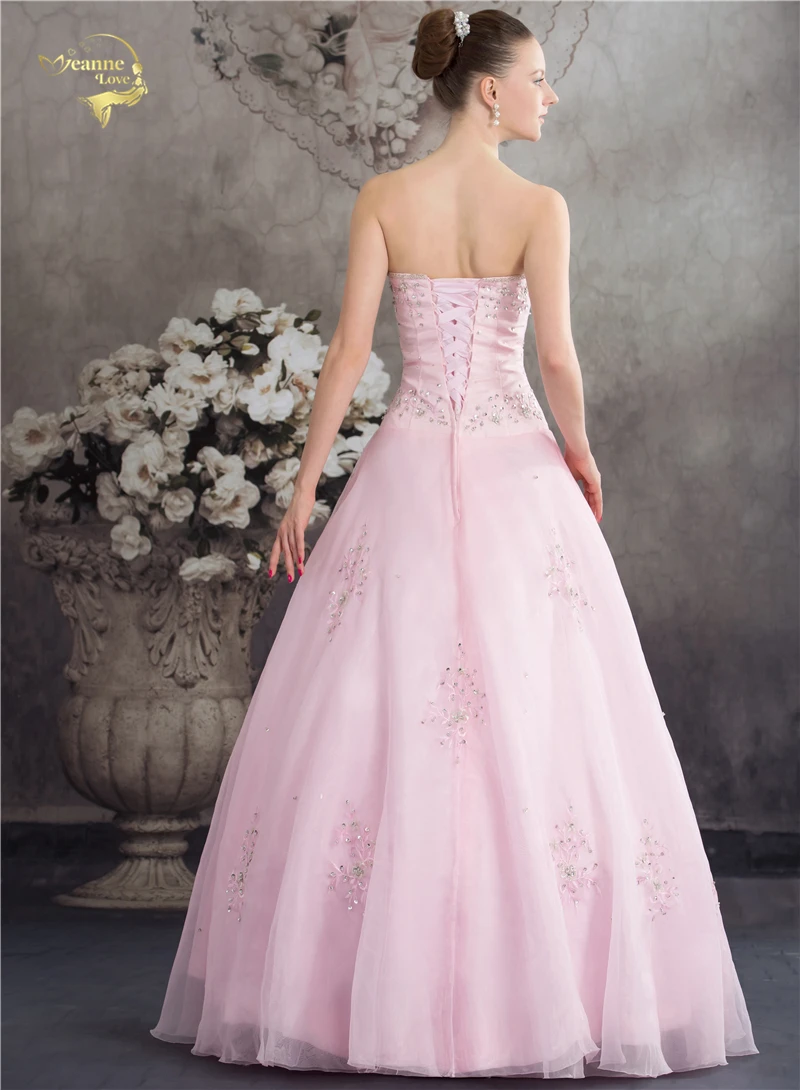 Quinceanera dresses Classical Style Sweetheart Blue Pink A Line Embroidery Ball Gown Sleeveless Vestido De Debutante