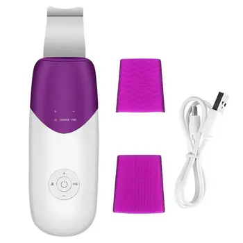 

Ultrasonic Skin Scrubber Ion Facial Cleaner Skin Peeling Face Pores Deep Cleansing Cuticles Removal Scrubber Face Lift Machine