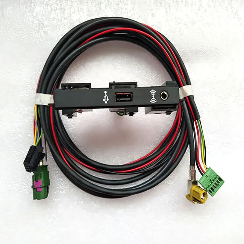 Зеркальное соединение для CarPlay MIB USB розетка Tiguan L MK2 5Q0 035 726 E|tiguan|mk2harness |
