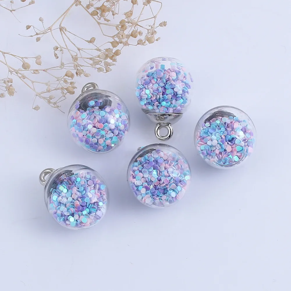 Подвески из прозрачного стекла DoreenBeads подвески разноцветного Пузырькового с