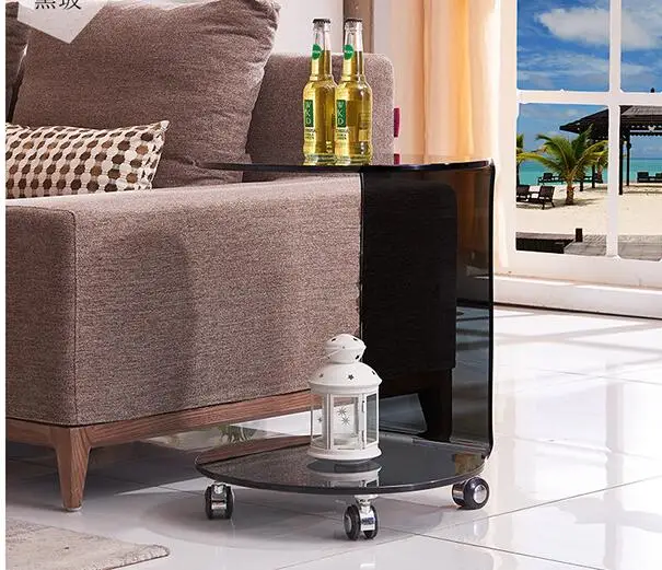 Perfect Small tea table . bending glass table 3