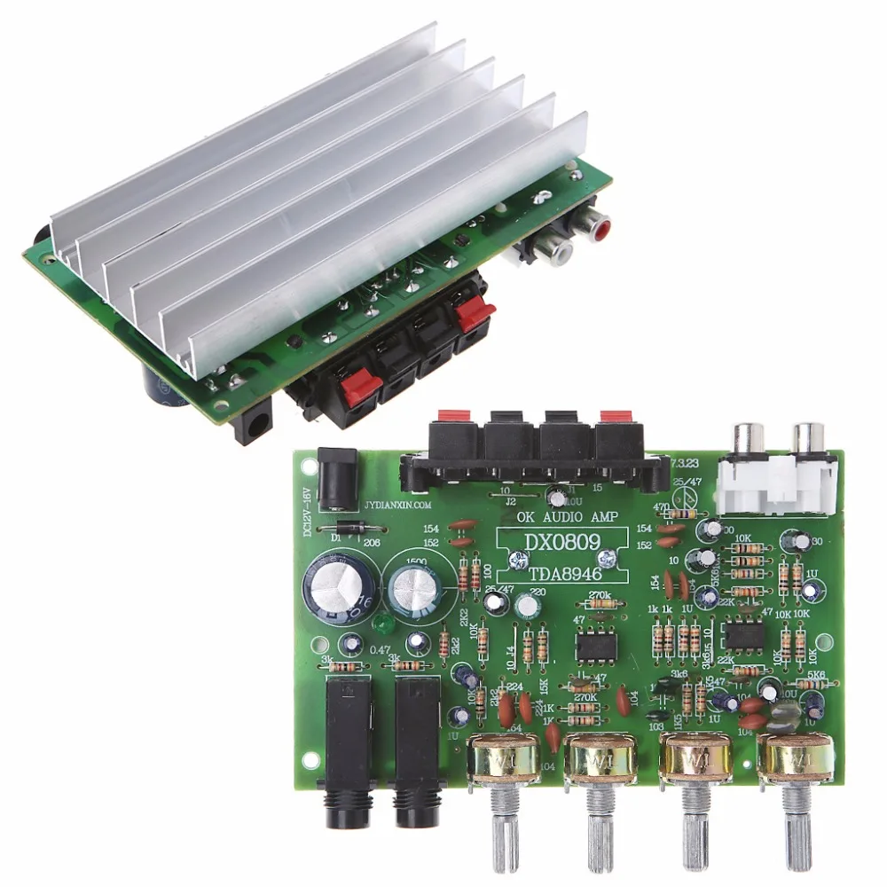 

1pcs New 12V 60W Stereo Digital Audio Power Amplifier Board Electronic Circuit Module DIY - L060 hot