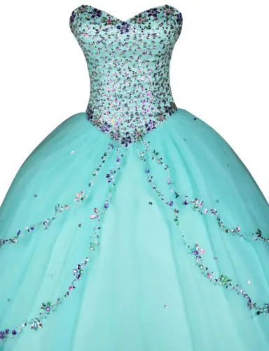 ANGELSBRIDEP мятно-зеленое бальное платье 15 лет, блестящие кристаллы, полная длина, дебютантное платье, милые вечерние платья 16 с лифом