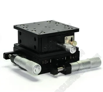 

Manual Linear Stage Micrometer XYZ 3 Axis 90*90mm Trimming Station Displacement Platform Cross Roller Guide Way LD90-LM