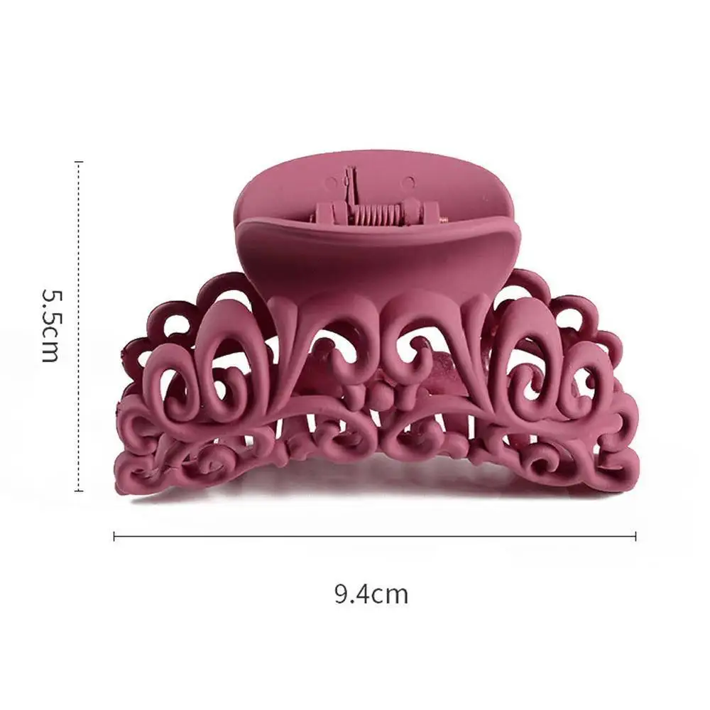 Заколка для волос, заколка для женщин, черная пластиковая заколка для волос, заколки для волос с вырезами, краб для волос, зажимы для волос большого размера
