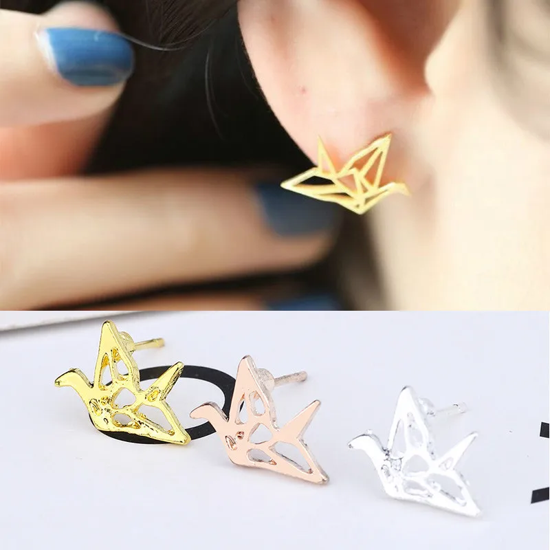 

2019 New Multiple Geometry Cute Stud Earrings for Women Girls 2018 Fashion Contracted Earrings Plant Jewelry