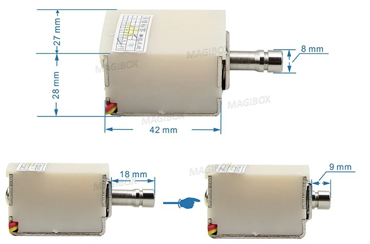 Мини DC 12V Электрический Болт замок для ящика шкафа маленький шкаф