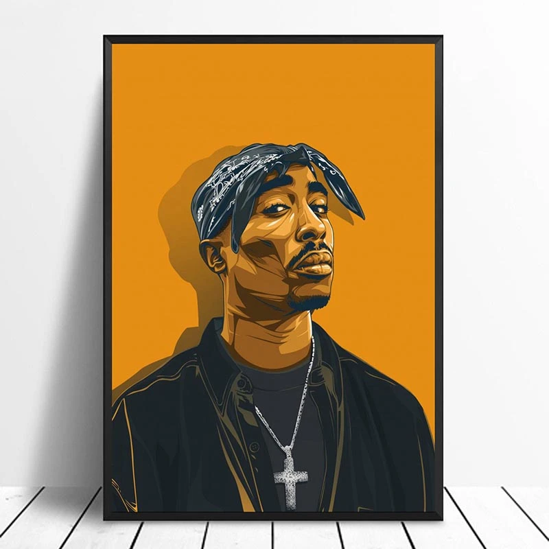 158200 2PAC RIP American Rap HipHop Star Wall Print Poster Affiche
