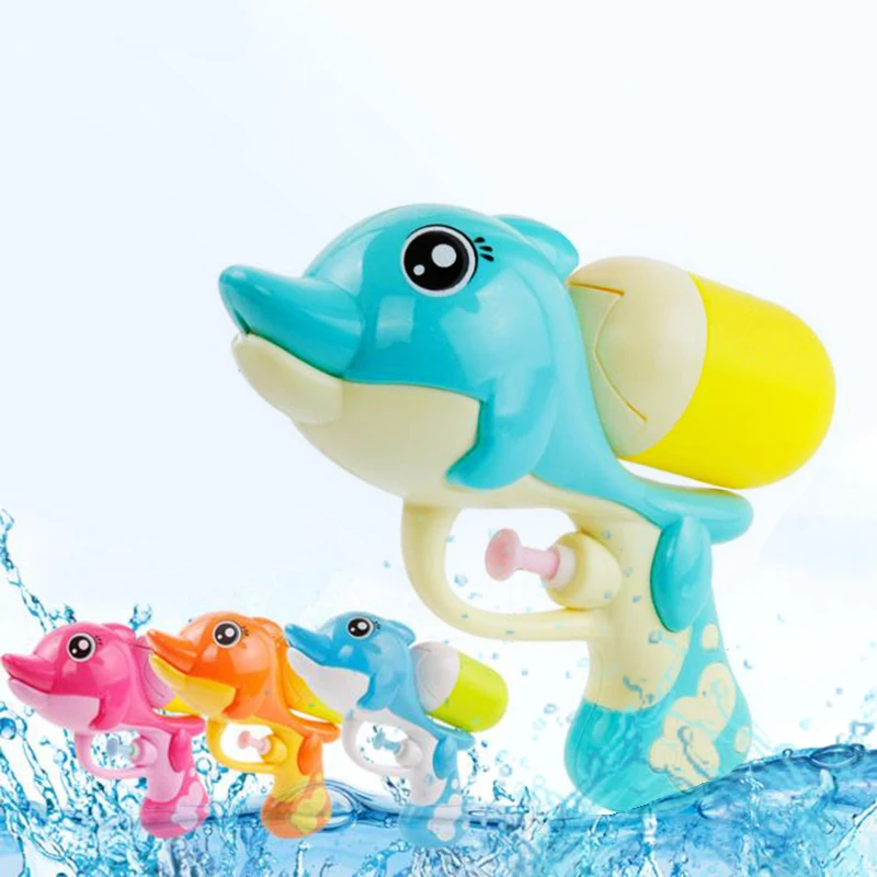 

1 Pc Mini Cute Cartoon Dolphin High Pressure Spray Children Playing Watert Toys for Kids Summer Outdoor Sports Beach Games Gifts