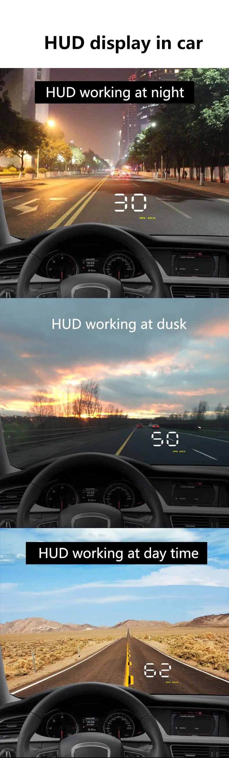 3,5 ''автомобильный HUD Дисплей OBD2 II EUOBD система Предупреждение о превышении скорости проектор лобовое стекло авто электронная сигнализация напряжения