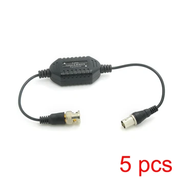 

5x Ground Loop Isolator Video Balun Coaxial BNC Male to Female CCTV Anti-jam