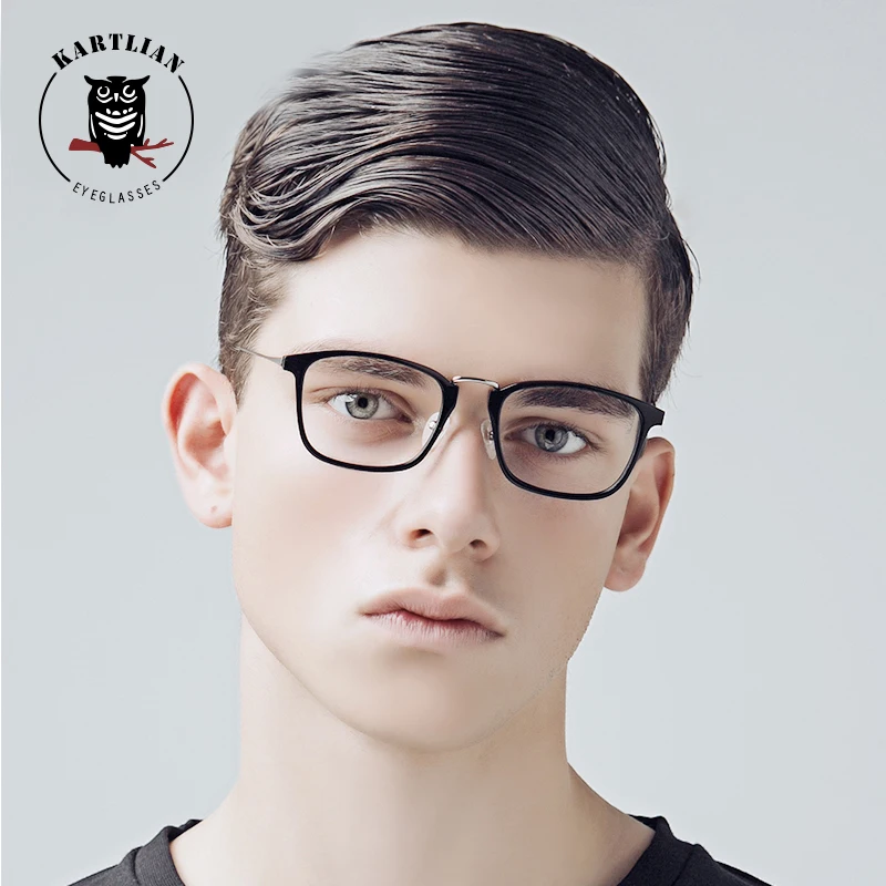 Glasses men Kartlian Optical Frame custom prescription glasses women Clear Lens eyewear lenses
