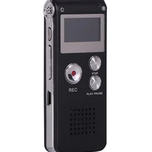 Цифровой Аудио Голос Регистраторы долгое время Запись 8 ГБ/16 ГБ Профессиональный голосовой активации Диктофон мини MP3 плеер