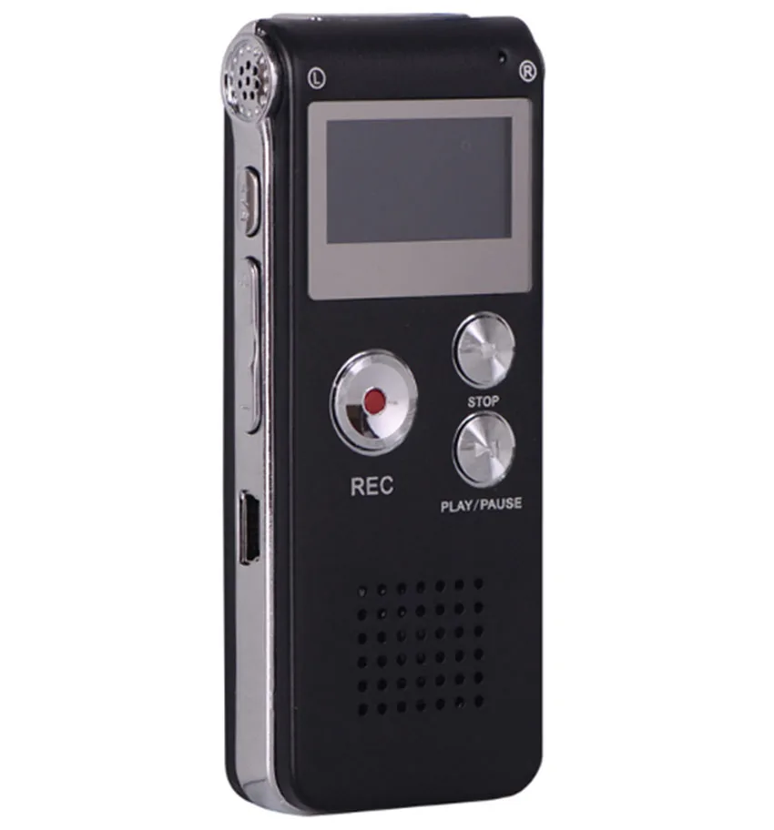 Оригинальный Цифровой Аудио Голос Регистраторы долгое время Запись 8 ГБ/16 ГБ Профессиональный голосовой активации Диктофон мини MP3 плеер