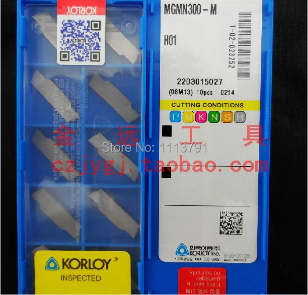 10 штук в штучной упаковке канавок расставание 3 мм Korloy вставки MGMN300-M NC3020 \ NC3030 \ PC9030 \ H01 для токарные инструменты
