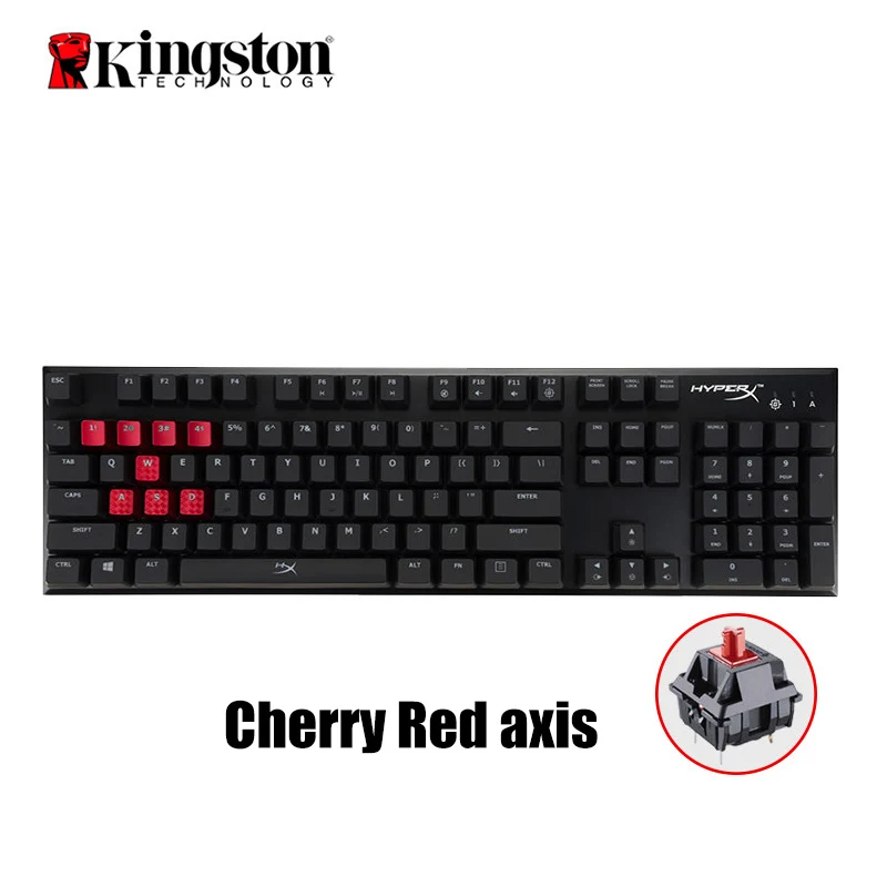 Kingston HyperX сплав FPS электронная спортивная механическая клавиатура вишневая ось