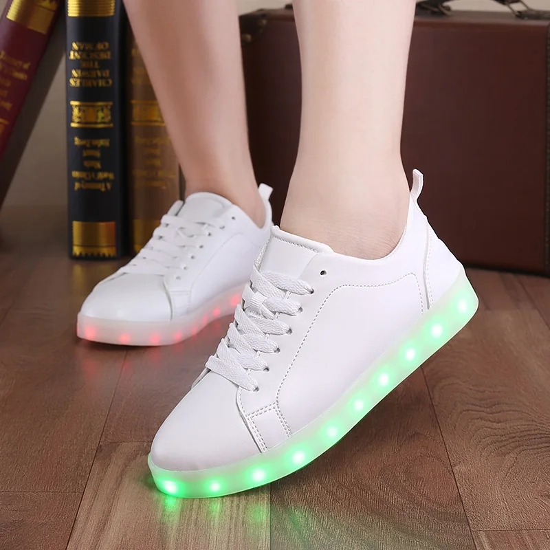 

USB charging fashion women sneakers light up shoes men tenis led shoes led shoes kids light up shoes