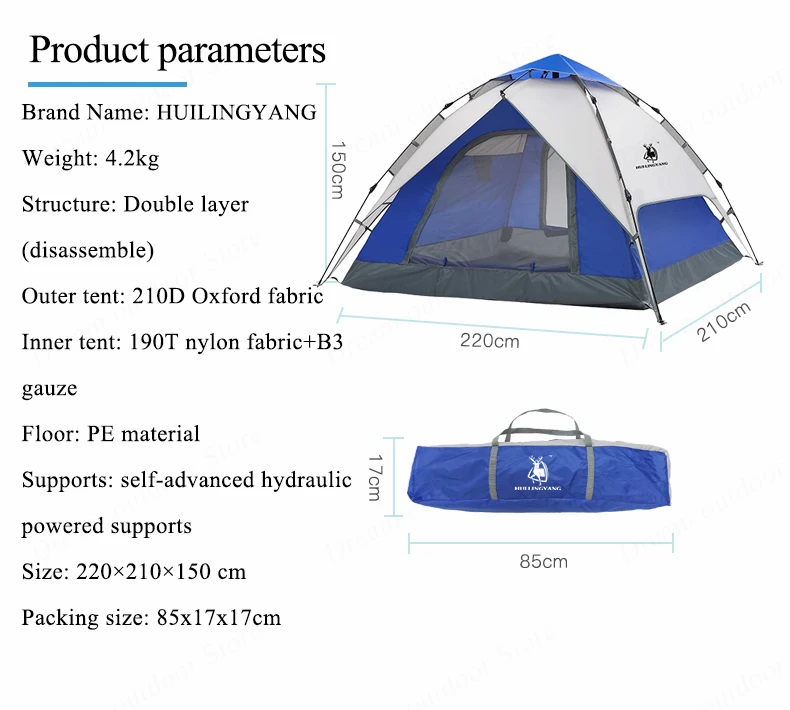 camping tent sizes