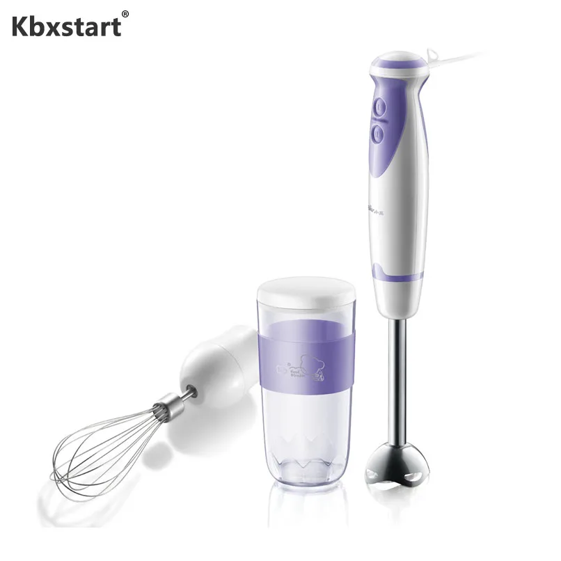 

Kbxstart Multifunction 2 Speeds Electric Food Blender Handheld 3 in 1 set Juicer Mixer Smoothie For Home Kitchen 220v