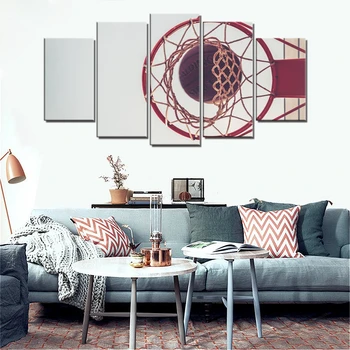 

Basketball Wall Decor Basketball Hoop Poster Wall Art Canvas Painting for Kids Room Wall Artwork Sports Canvas Prints Art Framed